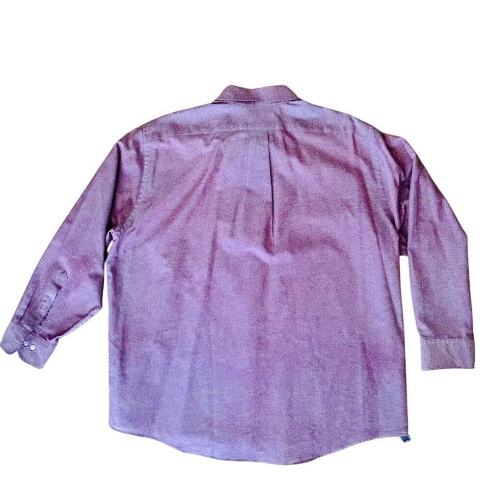 Van Heusen Light Burgundy Button-Up Dress Shirt - Picture 6 of 7